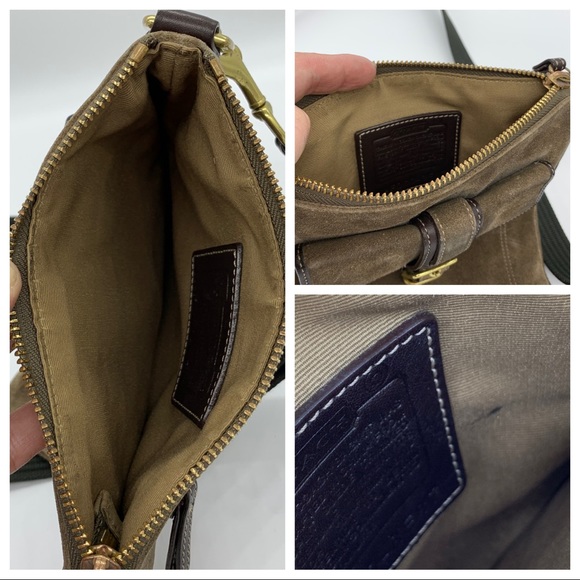 Coach Bags Vintage Coach Suede Leather Crossbody Poshmark